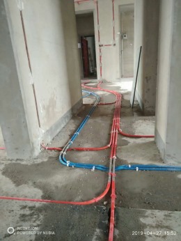 家天下11号楼水电施工阶段